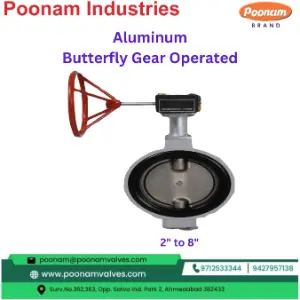 Aluminum Butterfly Gear Operated